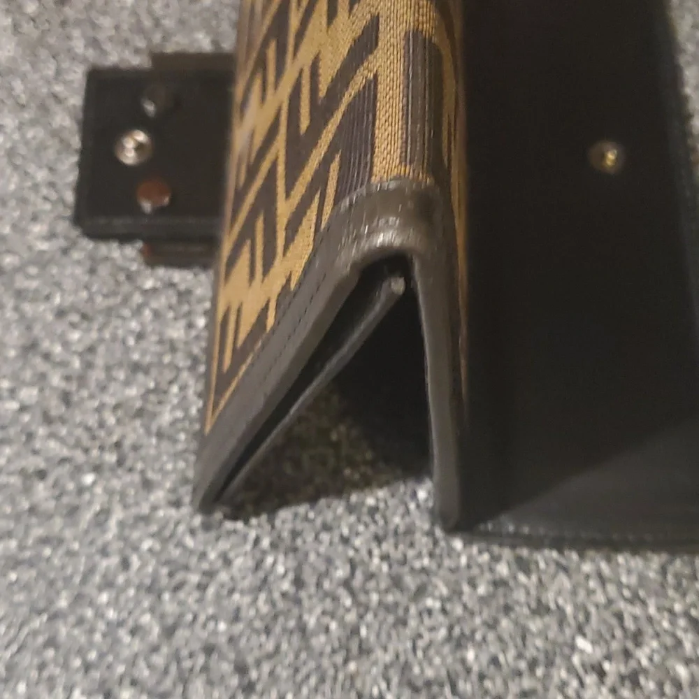 Fendi Zucca Monogram Flap Long Wallet